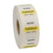 National Checking 1"x1" Trilingual Yellow Tuesday Dissolvable Label, PK1000 D102R - alternate 1